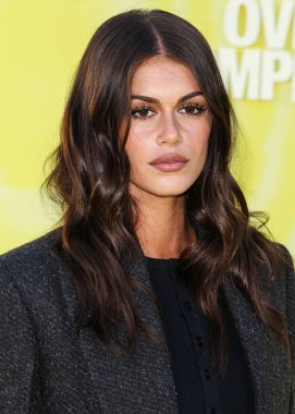 Amerikalı model ve aktris Kaia Gerber (Kaia Jordan), 14 Mayıs 2025 'te Hollywood Paladyumu' nda düzenlenen Amazon Prime Video 'nun 1.. 