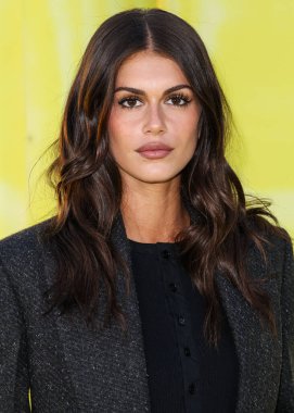 Amerikalı model ve aktris Kaia Gerber (Kaia Jordan), 14 Mayıs 2025 'te Hollywood Paladyumu' nda düzenlenen Amazon Prime Video 'nun 1.. 