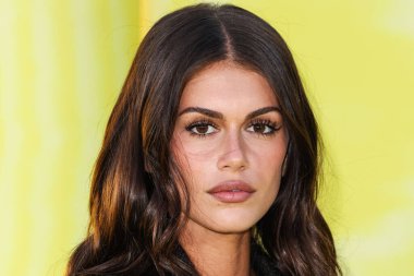 Amerikalı model ve aktris Kaia Gerber (Kaia Jordan), 14 Mayıs 2025 'te Hollywood Paladyumu' nda düzenlenen Amazon Prime Video 'nun 1.. 