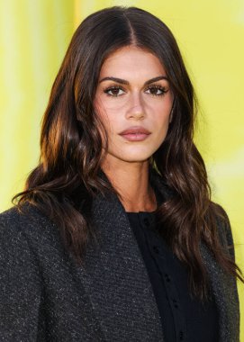 Amerikalı model ve aktris Kaia Gerber (Kaia Jordan), 14 Mayıs 2025 'te Hollywood Paladyumu' nda düzenlenen Amazon Prime Video 'nun 1.. 