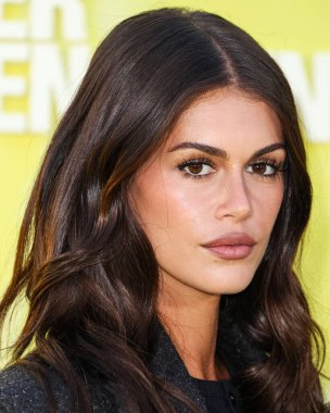 Amerikalı model ve aktris Kaia Gerber (Kaia Jordan), 14 Mayıs 2025 'te Hollywood Paladyumu' nda düzenlenen Amazon Prime Video 'nun 1.. 