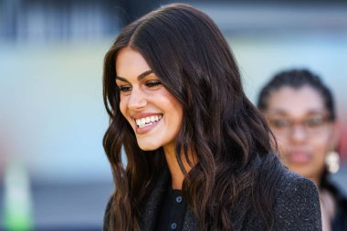 Amerikalı model ve aktris Kaia Gerber (Kaia Jordan), 14 Mayıs 2025 'te Hollywood Paladyumu' nda düzenlenen Amazon Prime Video 'nun 1.. 