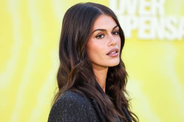 Amerikalı model ve aktris Kaia Gerber (Kaia Jordan), 14 Mayıs 2025 'te Hollywood Paladyumu' nda düzenlenen Amazon Prime Video 'nun 1.. 