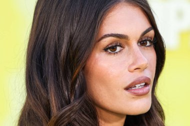 Amerikalı model ve aktris Kaia Gerber (Kaia Jordan), 14 Mayıs 2025 'te Hollywood Paladyumu' nda düzenlenen Amazon Prime Video 'nun 1.. 