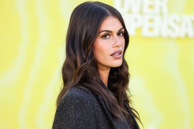 Amerikalı model ve aktris Kaia Gerber (Kaia Jordan), 14 Mayıs 2025 'te Hollywood Paladyumu' nda düzenlenen Amazon Prime Video 'nun 1.. 