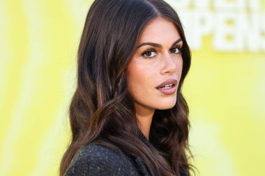 Amerikalı model ve aktris Kaia Gerber (Kaia Jordan), 14 Mayıs 2025 'te Hollywood Paladyumu' nda düzenlenen Amazon Prime Video 'nun 1.. 