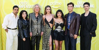 Rish Shah, Sue Kroll, Scott King, Mary Beth Barone, Wally Baram, Benito Skinner ve Adam DiMarco, 14 Mayıs 2025 'te Hollywood Palladium' da gerçekleştirilen Amazon Prime Video 'un 1..