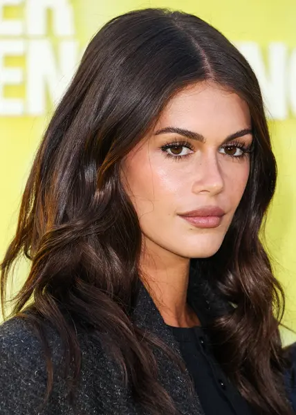 Amerikalı model ve aktris Kaia Gerber (Kaia Jordan), 14 Mayıs 2025 'te Hollywood Paladyumu' nda düzenlenen Amazon Prime Video 'nun 1.. 