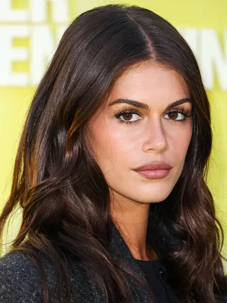 Amerikalı model ve aktris Kaia Gerber (Kaia Jordan), 14 Mayıs 2025 'te Hollywood Paladyumu' nda düzenlenen Amazon Prime Video 'nun 1.. 