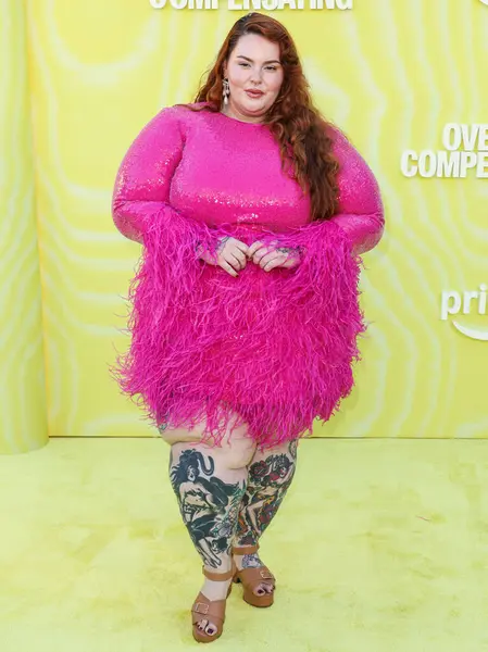 Amerikalı büyük beden model, blogcu ve makyaj sanatçısı Tess Holliday, 14 Mayıs 2025 'te Hollywood Palladium' da düzenlenen Amazon Prime Video 'nun 1..