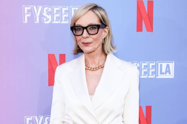 Amerikalı aktris Allison Janney Netflix FYSEE LA - 'Diplomat' Sezon 2, ATAS Emmy FYC Özel Gösterim Etkinliği 'ne Huntington Kütüphanesi, Sanat Koleksiyonları ve San Marino, Los Angeles, Kaliforniya, ABD' deki Botanik Bahçeleri 'nde katıldı..