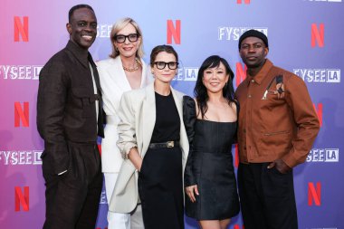 Ato Essandoh, Allison Janney, Keri Russell, Ali Ahn ve David Gyasi Netflix FYSEE LA - 'Diplomat' Sezon 2 ATAS Emmy FYC Özel Gösterim Etkinliği San Marino, Los Angeles, Kaliforniya 'daki Huntington Kütüphanesi' nde gerçekleşti..