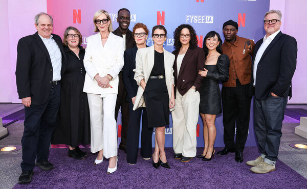 Прибытие в Netflix FYSEE LA - "Дипломат" Второй сезон ATAS Emmy FYC Special Screening Event, состоявшийся в Библиотеке Хантингтона, художественных коллекциях и ботанических садах в Сан-Марино, Лос-Анджелес, Калифорния, США.