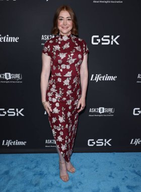 Amerikalı aktris ve televizyon sunucusu Alyson Hannigan, 20 Mayıs 2025 'te Hollywood, Los Angeles' ta Aster 'de düzenlenen 