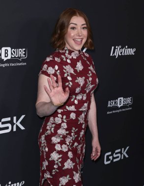 Amerikalı aktris ve televizyon sunucusu Alyson Hannigan, 20 Mayıs 2025 'te Hollywood, Los Angeles' ta Aster 'de düzenlenen 