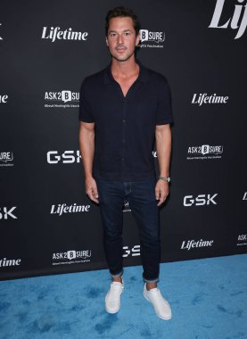 Andrew Shaw, 20 Mayıs 2025 'te Hollywood, Los Angeles, Kaliforniya, ABD' de Aster 'de düzenlenen' Pretty Hurts 've' GSK Ask2Bsure Sağlık Muhabbeti 'ne geldi.. 