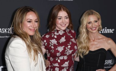 Haylie Duff, Amerikalı aktris ve televizyon sunucusu Alyson Hannigan ve Amerikalı aktris Sarah Michelle Gellar, 20 Mayıs 2025 'te ABD' nin Los Angeles kentinde bulunan 