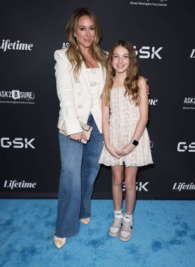 Amerikalı aktris, şarkıcı ve yemek blogcusu Haylie Duff ve kızı Ryan Ava Erhard Rosenberg, 20 Mayıs 2025 'te Aster' de düzenlenen 