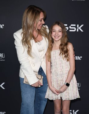 Amerikalı aktris, şarkıcı ve yemek blogcusu Haylie Duff ve kızı Ryan Ava Erhard Rosenberg, 20 Mayıs 2025 'te Aster' de düzenlenen 