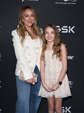 Amerikalı aktris, şarkıcı ve yemek blogcusu Haylie Duff ve kızı Ryan Ava Erhard Rosenberg, 20 Mayıs 2025 'te Aster' de düzenlenen 