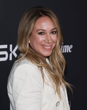 Amerikalı aktris, şarkıcı ve yemek blogcusu Haylie Duff, 20 Mayıs 2025 'te Hollywood, Los Angeles, Kaliforniya' da The Aster 'de düzenlenen' Pretty Hurts 've' GSK Ask2Bsure Sağlık Konferansı 'na geldi. 