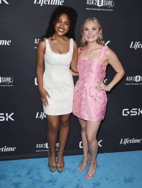 Kaci Barker ve Sarah Borne, 20 Mayıs 2025 'te Hollywood, Los Angeles, Kaliforniya, ABD' de düzenlenen 'Pretty Hurts' ve 'GSK Ask2Bsure Sağlık Muhabbeti' ne geldiler.