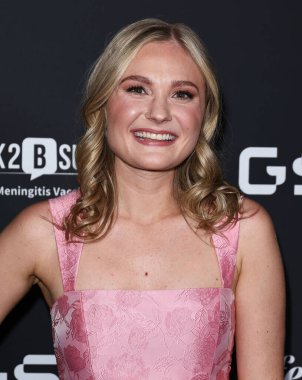 Amerikalı aktris Sarah Borne, 20 Mayıs 2025 'te Hollywood, Los Angeles, Kaliforniya, ABD' de düzenlenen 'Pretty Hurts' ve 'GSK Ask2Bsure Sağlık Konulu Menenjit Konferansı' na geldi.. 