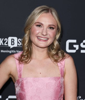 Amerikalı aktris Sarah Borne, 20 Mayıs 2025 'te Hollywood, Los Angeles, Kaliforniya, ABD' de düzenlenen 'Pretty Hurts' ve 'GSK Ask2Bsure Sağlık Konulu Menenjit Konferansı' na geldi.. 