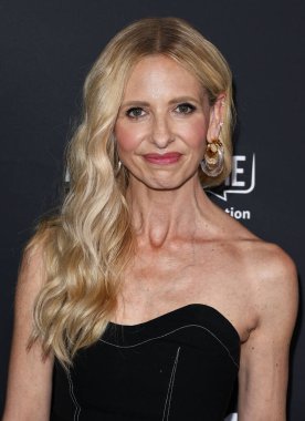 Amerikalı aktris Sarah Michelle Gellar, 20 Mayıs 2025 'te Hollywood, Los Angeles, Kaliforniya, ABD' de düzenlenen 'Pretty Hurts' ve 'GSK Ask2Bsure Sağlık Muhabbeti Aster' e geldi..