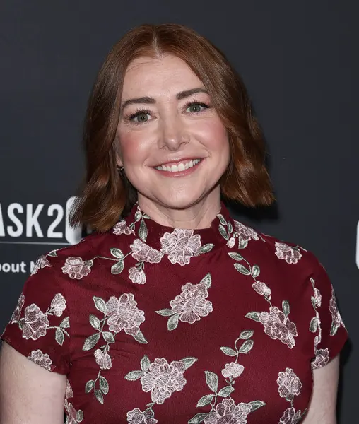Amerikalı aktris ve televizyon sunucusu Alyson Hannigan, 20 Mayıs 2025 'te Hollywood, Los Angeles' ta Aster 'de düzenlenen 