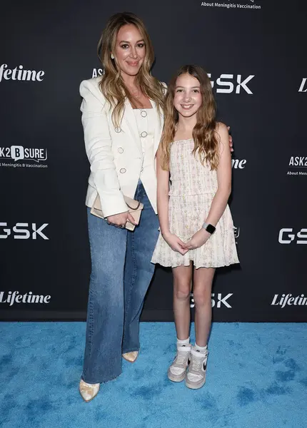 Amerikalı aktris, şarkıcı ve yemek blogcusu Haylie Duff ve kızı Ryan Ava Erhard Rosenberg, 20 Mayıs 2025 'te Aster' de düzenlenen 