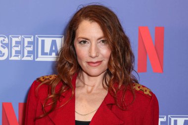 Amerikalı aktris Ari Graynor Netflix FYSEE LA - 'Canavarlar: The Lyle and Erik Menendez Story' ATAS (Televizyon Sanatları ve Bilimleri Akademisi) Emmy FYC 'ye 20 Mayıs 2025' te ABD 'nin Los Angeles kentinde geldi.