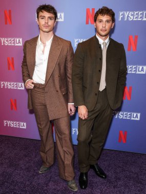 Amerikalı aktörler Nicholas Alexander Chavez ve Cooper Koch Netflix FYSEE LA 'ya -' Canavarlar: The Lyle and Erik Menendez Story 'ATAS (Televizyon Sanatları ve Bilimleri Akademisi) Emmy FYC (Sizin Düşünceleriniz İçin) 20 Mayıs 2025' te ABD 'nin Los Angeles kentinde geldiler.