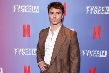 Amerikalı aktör Nicholas Alexander Chavez, 20 Mayıs 2025 'te Los Angeles, ABD' de bulunan Netflix FYSEE LA - 'Monsters: The Lyle and Erik Menendez Story' (Televizyon Sanatları ve Bilimleri Akademisi) Emmy FYC 'ye geldi.