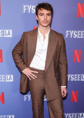 Amerikalı aktör Nicholas Alexander Chavez, 20 Mayıs 2025 'te Los Angeles, ABD' de bulunan Netflix FYSEE LA - 'Monsters: The Lyle and Erik Menendez Story' (Televizyon Sanatları ve Bilimleri Akademisi) Emmy FYC 'ye geldi.