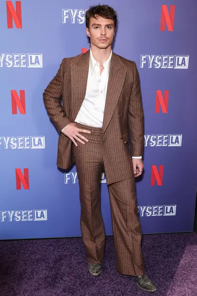 Amerikalı aktör Nicholas Alexander Chavez, 20 Mayıs 2025 'te Los Angeles, ABD' de bulunan Netflix FYSEE LA - 'Monsters: The Lyle and Erik Menendez Story' (Televizyon Sanatları ve Bilimleri Akademisi) Emmy FYC 'ye geldi.