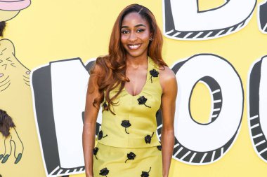 Amerikalı aktris, komedyen, yazar ve seslendirme oyuncusu Ayo Edebiri, Netflix 'in' Big Mouth 'sezonunun Los Angeles Premiere' ine geldi.