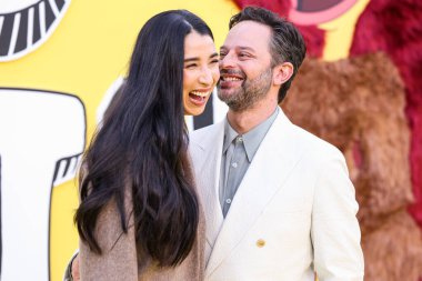 Lily Kwong ve kocası Nick Kroll, Netflix 'in' Big Mouth 'sezonunun Los Angeles Premiere of Netflix' in 8. Fotoğraf: Xavier Co