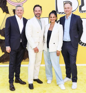 Ted Sarandos, Bela Bajaria, Nick Kroll ve John Derderian Netflix 'in' Big Mouth 'sezonunun Los Angeles galasına geldiler - The Final Season held at The Egypt Theatre Hollywood 22 Mayıs 2025, Hollywood, Los Angeles, California, ABD.