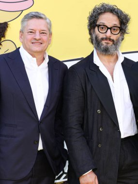 Ted Sarandos ve Jason Mantzoukas, Netflix 'in' Big Mouth 'sezonunun Los Angeles Premiere of Netflix' in 8. sezonuna geldiler. Fotoğraf: Xavier Co