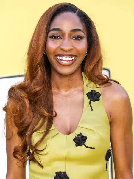 Amerikalı aktris, komedyen, yazar ve seslendirme oyuncusu Ayo Edebiri, Netflix 'in' Big Mouth 'sezonunun Los Angeles Premiere' ine geldi.