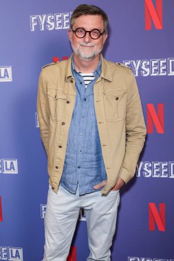 Fransız-Amerikalı yapım tasarımcısı Francois Audouy Netflix FYSEE LA 'ya geldi -' The Residence 'Sezon 1 ATAS Resmi Emmy FYC Etkinliği Hollywood Legion Theater' da yapıldı Hollywood, Los Angeles, Kaliforniya, ABD.