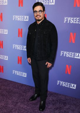Amerikalı aktör ve film yapımcısı Randall Park, Netflix FYSEE LA - 'The Residence' Sezon 1, ATAS Resmi Emmy FYC Etkinliği Hollywood Lejyon Tiyatrosu 'nda Hollywood Post 43, Hollywood, Los Angeles, Kaliforniya, ABD' deki Amerikan Lejyonu 'na geldi.