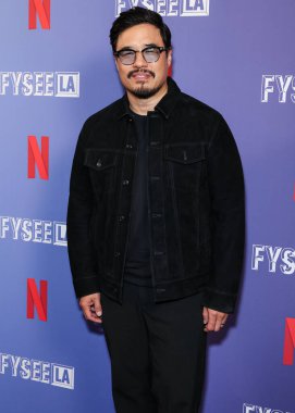 Amerikalı aktör ve film yapımcısı Randall Park, Netflix FYSEE LA - 'The Residence' Sezon 1, ATAS Resmi Emmy FYC Etkinliği Hollywood Lejyon Tiyatrosu 'nda Hollywood Post 43, Hollywood, Los Angeles, Kaliforniya, ABD' deki Amerikan Lejyonu 'na geldi.