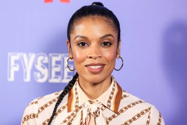 Amerikalı aktris Susan Kelechi Watson, Netflix FYSEE LA - 'The Residence' Sezon 1, ATAS Resmi Emmy FYC Etkinliği Hollywood Lejyon Tiyatrosu 'nda Hollywood Post 43, Hollywood, Los Angeles, Kaliforniya, ABD' deki Amerikan Lejyonu 'na geldi..