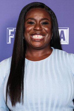 Amerikalı aktris Susan Kelechi Watson, Netflix FYSEE LA - 'The Residence' Sezon 1, ATAS Resmi Emmy FYC Etkinliği Hollywood Lejyon Tiyatrosu 'nda Hollywood Post 43, Hollywood, Los Angeles, Kaliforniya, ABD' deki Amerikan Lejyonu 'na geldi..