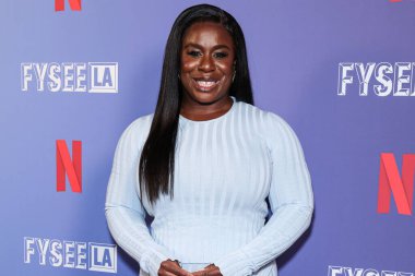 Amerikalı aktris Susan Kelechi Watson, Netflix FYSEE LA - 'The Residence' Sezon 1, ATAS Resmi Emmy FYC Etkinliği Hollywood Lejyon Tiyatrosu 'nda Hollywood Post 43, Hollywood, Los Angeles, Kaliforniya, ABD' deki Amerikan Lejyonu 'na geldi..