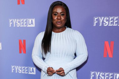 Amerikalı aktris Susan Kelechi Watson, Netflix FYSEE LA - 'The Residence' Sezon 1, ATAS Resmi Emmy FYC Etkinliği Hollywood Lejyon Tiyatrosu 'nda Hollywood Post 43, Hollywood, Los Angeles, Kaliforniya, ABD' deki Amerikan Lejyonu 'na geldi..