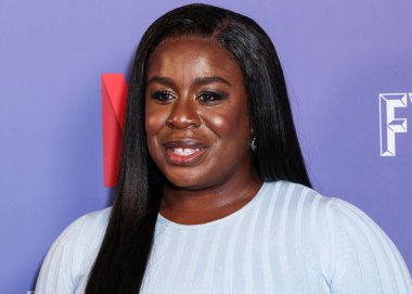 Amerikalı aktris Susan Kelechi Watson, Netflix FYSEE LA - 'The Residence' Sezon 1, ATAS Resmi Emmy FYC Etkinliği Hollywood Lejyon Tiyatrosu 'nda Hollywood Post 43, Hollywood, Los Angeles, Kaliforniya, ABD' deki Amerikan Lejyonu 'na geldi..