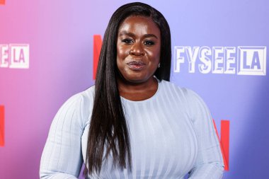 Amerikalı aktris Susan Kelechi Watson, Netflix FYSEE LA - 'The Residence' Sezon 1, ATAS Resmi Emmy FYC Etkinliği Hollywood Lejyon Tiyatrosu 'nda Hollywood Post 43, Hollywood, Los Angeles, Kaliforniya, ABD' deki Amerikan Lejyonu 'na geldi..